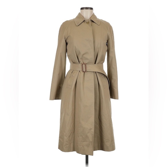 Vintage Burberry’s Trench Coat w/ Wool Lining - Size 6 Long - Picture 2 of 16
